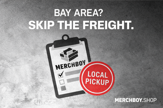 Local Pickup Is Live at Merchboy