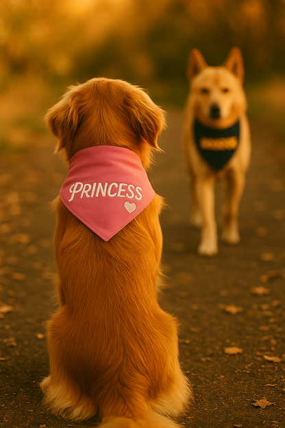 🐾👑PRINCESS Pup Bandanna