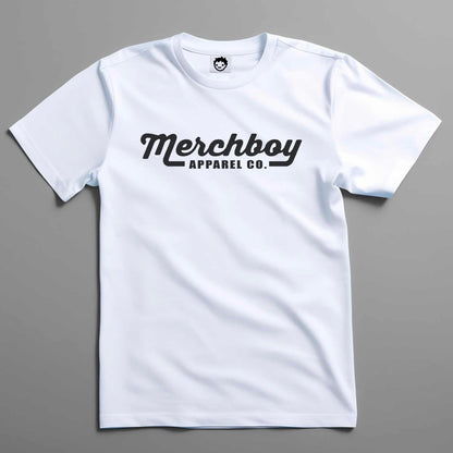 Founder's Script Tee – Graphite Black or white