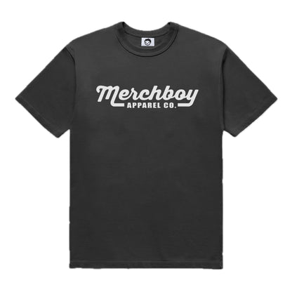 Founder's Script Tee – Graphite Black or white