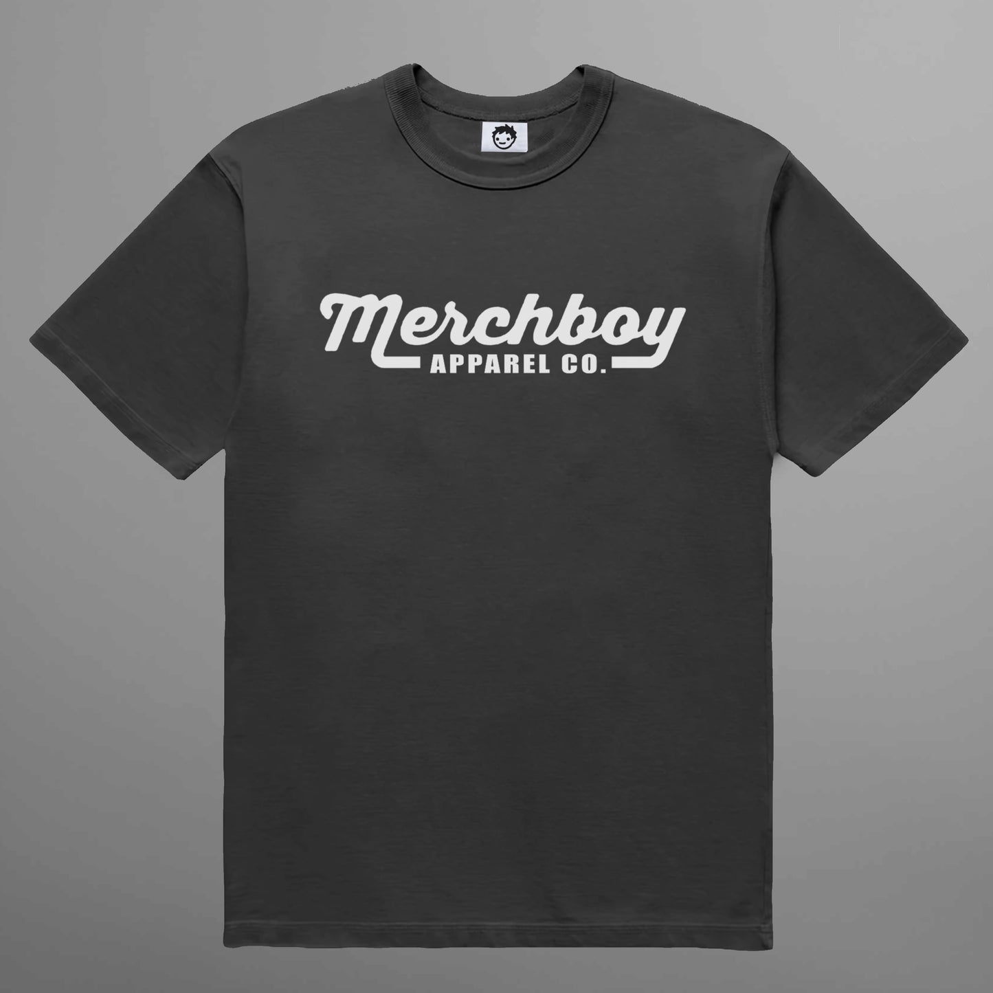 Founder's Script Tee – Graphite Black or white